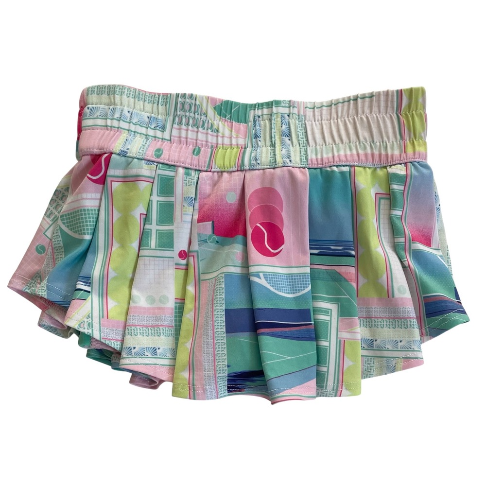 Lucky in Love Girls Juniors Deco Love Racket Pastel Tennis Golf Skort XXS 4-5